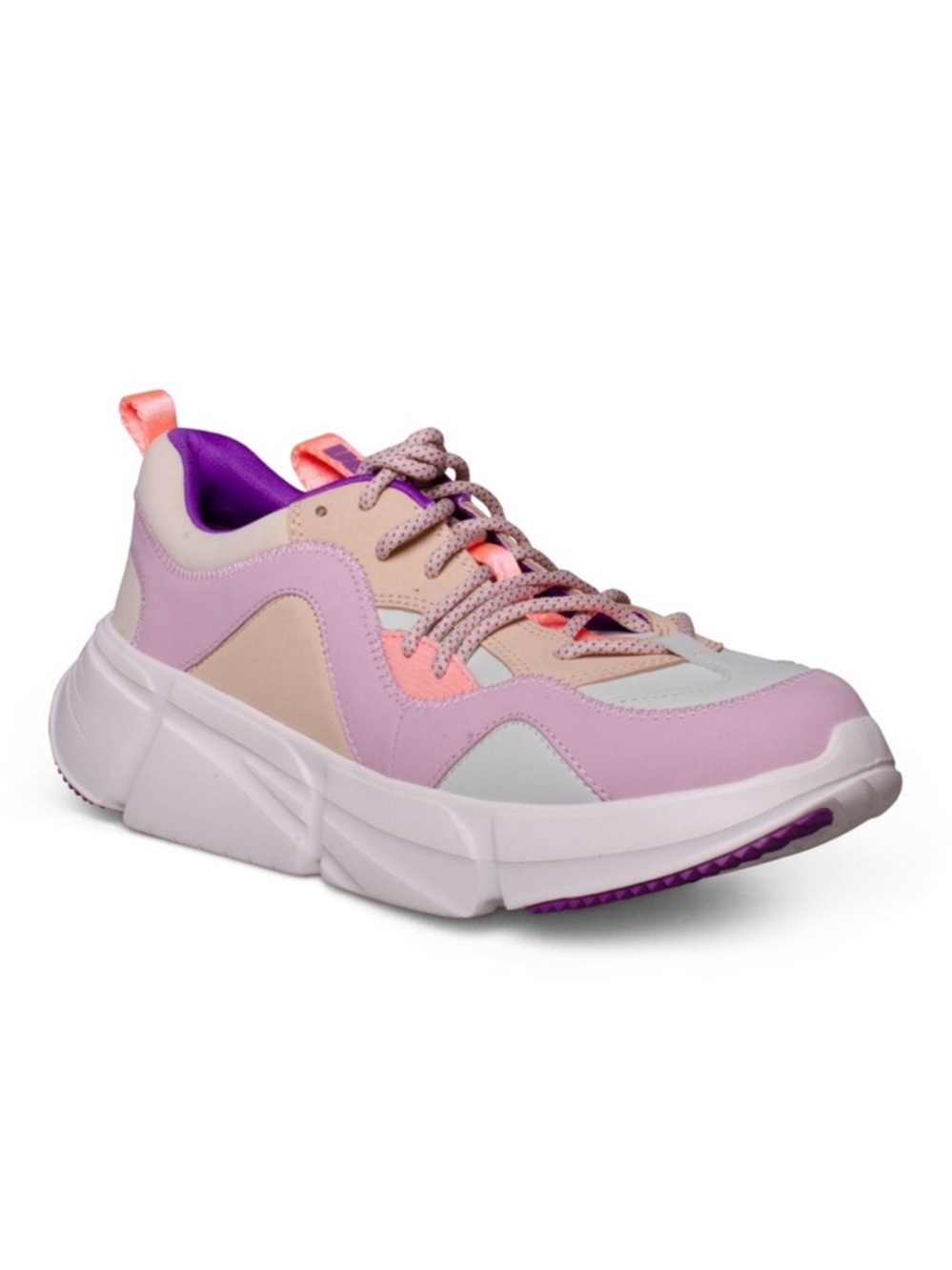 UGG Lilac Purple Pink Calle Lace Chunky Trainer Sneakers